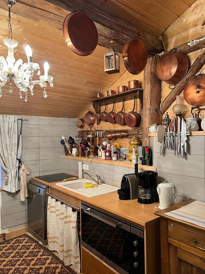 Ferme Savoyarde Renovee 2 Chambres レ・キャローズ・ダラッシュ エクステリア 写真