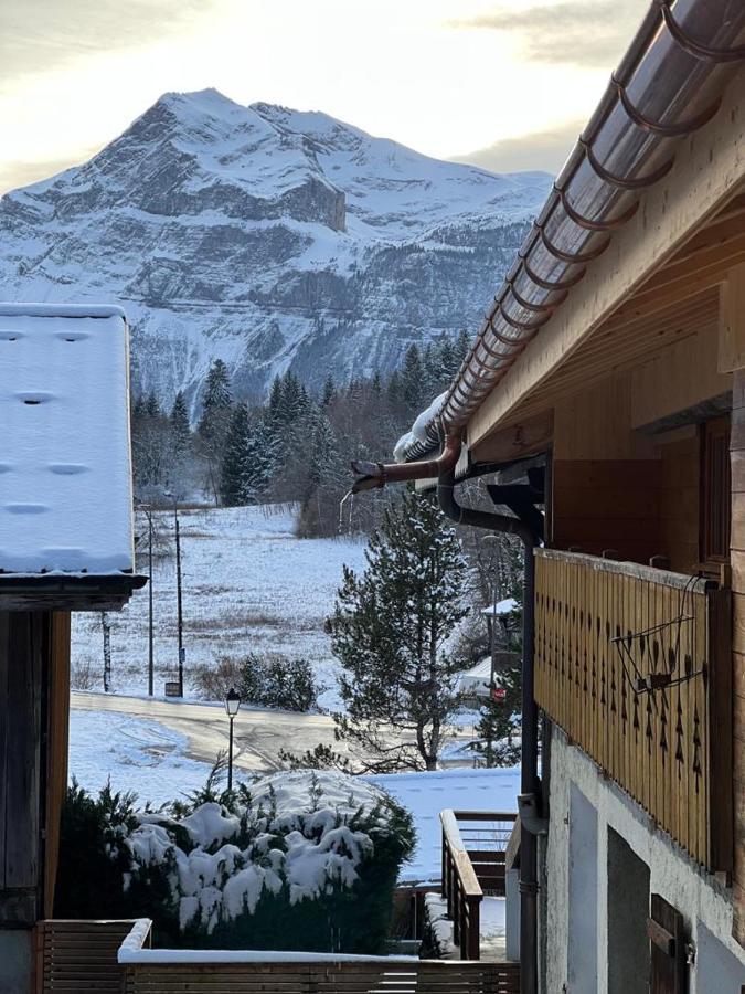 Ferme Savoyarde Renovee 2 Chambres レ・キャローズ・ダラッシュ エクステリア 写真